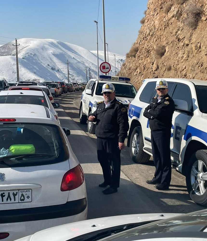 بازدید رییس پلیس راهور فراجا از محورهای شرق استان تهران